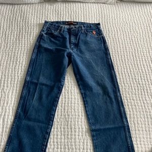 Mens Wrangler FR work jeans 13 Original. Size 34x30